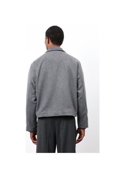 Antioch Regular Fit Dokulu Erkek Mont Antrasit