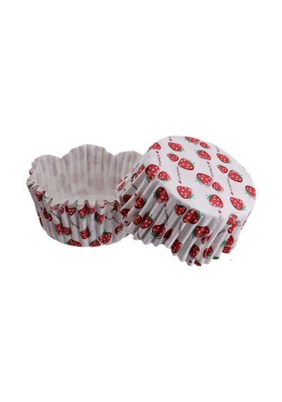 Cupcake Kalıbı Pet Kapsül Dalgalı Kek Kalıbı 65X38 Mm 100 Adet N11.1119