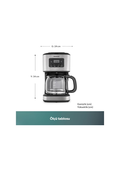 Coffeebreak 5006h Otomatik Zaman Ayarlı Xl 12 Fincan Filtre Kahve Makinesi