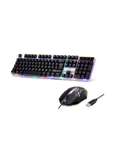 Kablolu Q Klavye Mouse Set Led, Mm, Oyuncu, Siyah - H837q