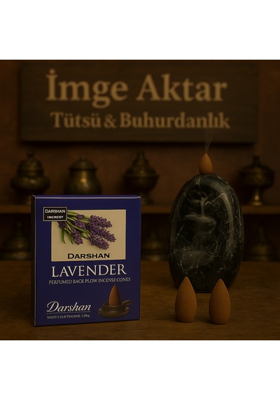 Darshan İncense Lavanta Geri Akış Tütsü 10 Adet Çok Renkli