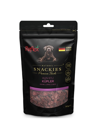 Reflex Snackies Kuzu Etli Küp Tahılsız Köpek Ödül Maması 170gr