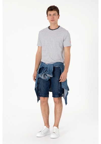U.s. Polo Assn. Erkek Koyu Mavi Şort Jean 50304389-dn0023 Koyu Mavi