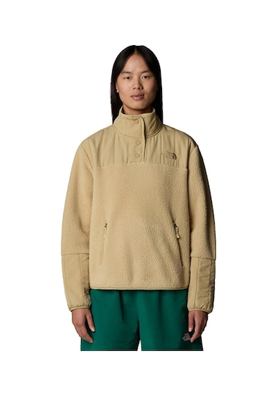 The North Face W Cragmont Fleece 1/4 Snap Kadın Günlük Polar Sweatshirts NF0A84IBLK51 Krem