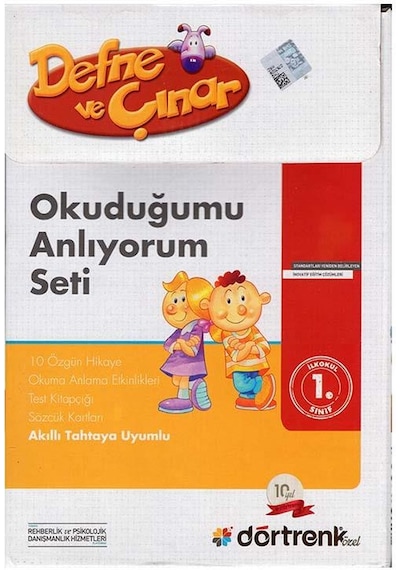 Defne Ve Çınar Okuduğumu Anlıyorum Seti Dörtrenk Yayınları