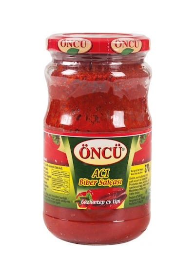 Öncü Acı Biber Salçası Cam 370 G