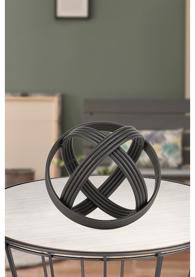 Satürn Metal Aksesuar Siyah 15 Cm