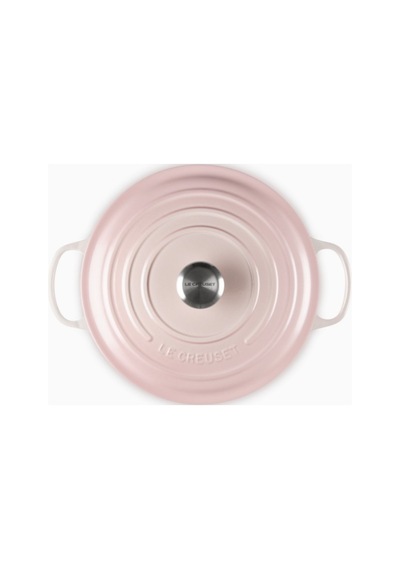 Le Creuset Yuvarlak Ikonik Lüks Döküm Tencere 28 Cm Açık Pembe