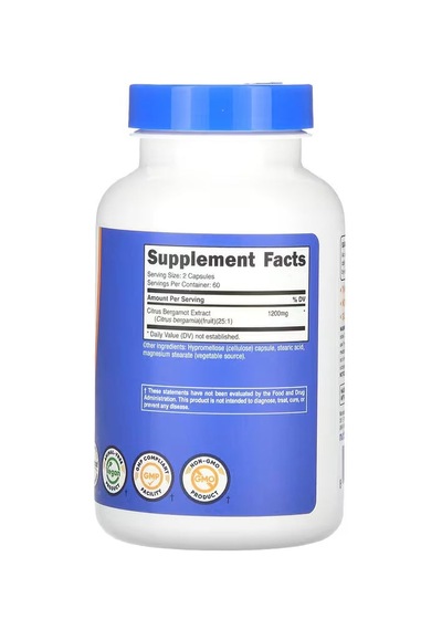 Nutricost Citrus Bergamot 120 Capsules