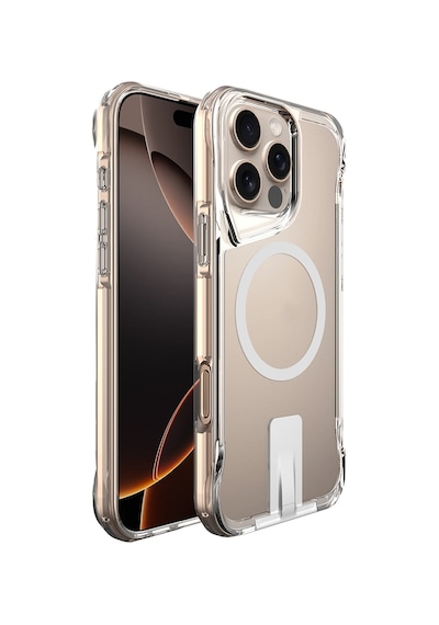 Apple Uyumlu iPhone 16 Pro Kılıf Magsafe Şarj Özellikli Zore T-max Standlı Kapak Casesuar