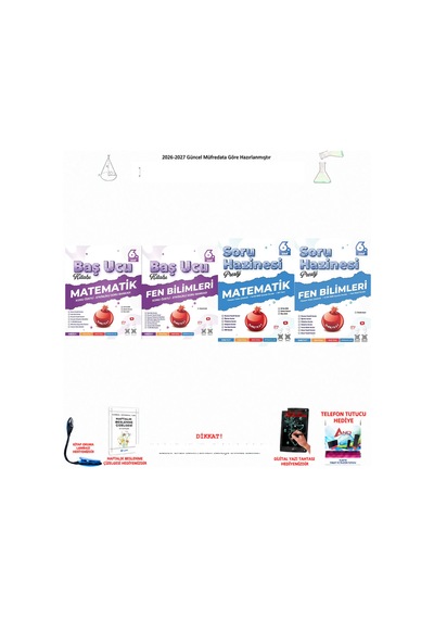 Nartest 6. Sınıf Baş Ucu Sayısal 4 Kitap Seti