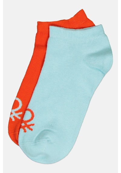 United Colors Of Benetton Benetton 2 Li Babet Çorap Bnt-b24096 Kırmızı