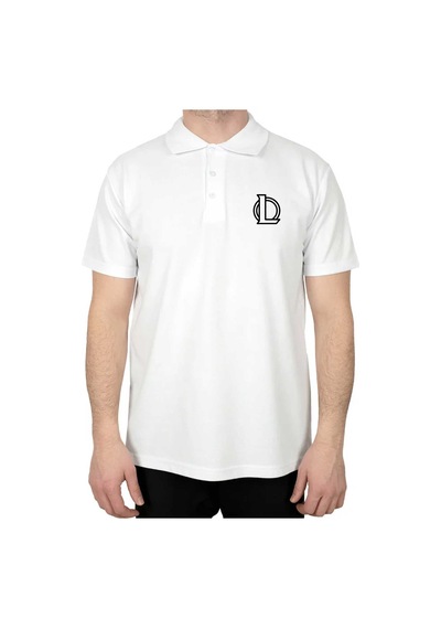 League Of Legends Logo Polo Yaka Lacivert Tişört