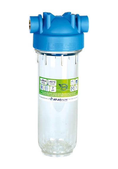 Atlas 10" Dp Mono Housıng 3/4'' Dolu Filtre Kabı - Silifozlu
