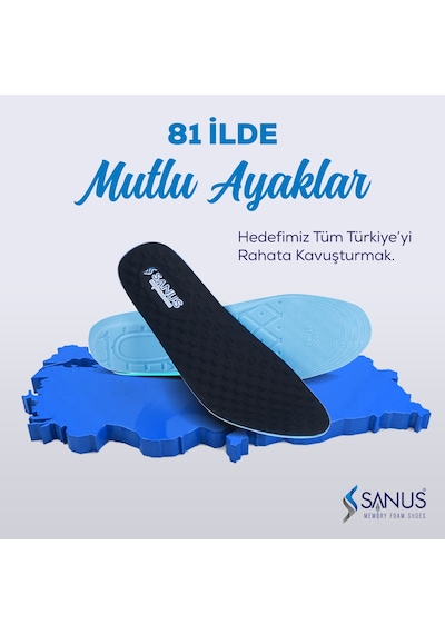 Sanus M900 Visco Memory Foam Anatomik Unisex Tabanlık Sanus M900 Visco Memory Foam Anatomik Unisex Tabanlık