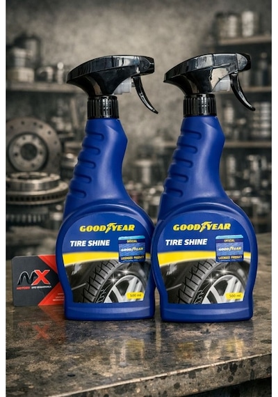Goodyear Tire Shine 500 Ml Yüksek Performanslı 2li Takım Ultra Güçlü Lastik Parlatıcı