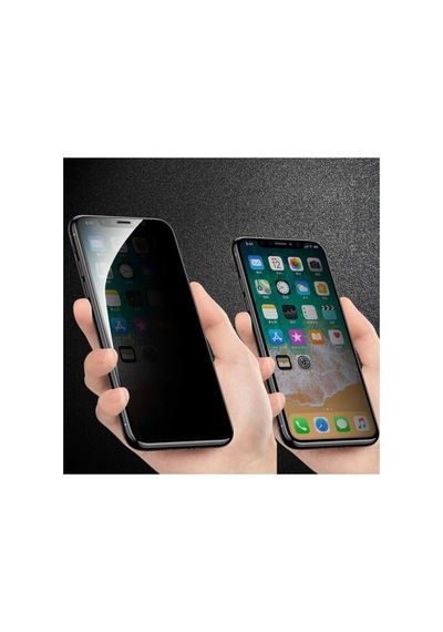 Iphone 11 Iuyumlu Phone Xr Privacy Hayalet Cam Ekran Koruyucu Siyah