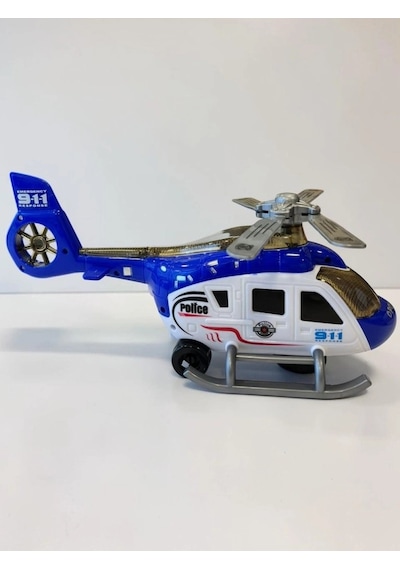 Mey İthalat 8814 Sesli Işıklı Çarp Dön Helikopter-krs