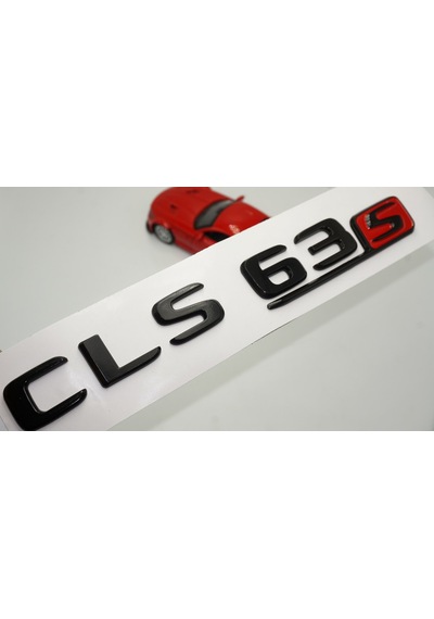 CLS 63S Bagaj Parlak Siyah ABS 3M 3D Yazı Logo