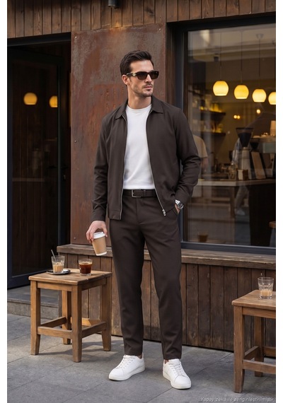 Buratti Regular Fit Belden Bağlamalı Düz Paça Pantolon Erkek Pantolon Cf26w6111111 Koyu Kahve