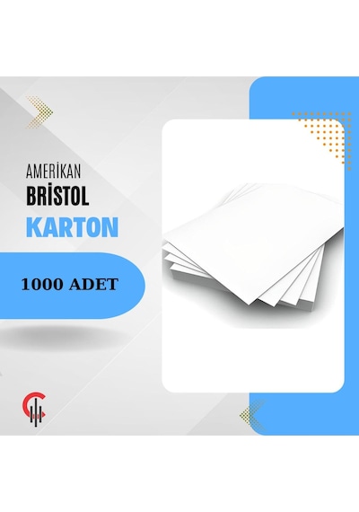 Çözüm Kağıt Amerikan Bristol Karton A4 210 Gr - 1000 Adet