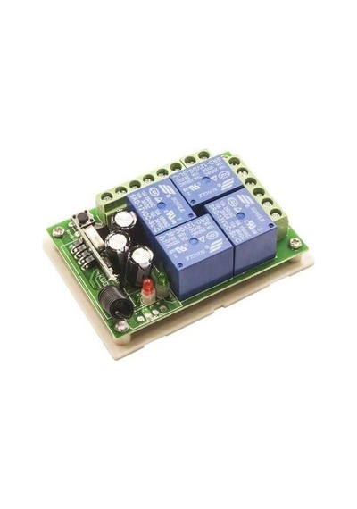 Rf Uzaktan Kumandalı Röle 12v 4 Kanal Rf Alıcı Verici Transmitter Receiver