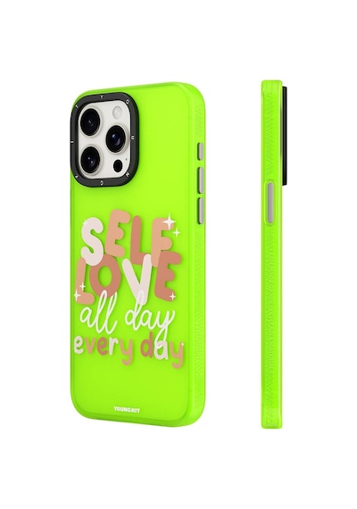 Apple Uyumlu iPhone 15 Pro Max Kılıf Bethany Green Tasarımlı Youngkit Sweet Language Kapak