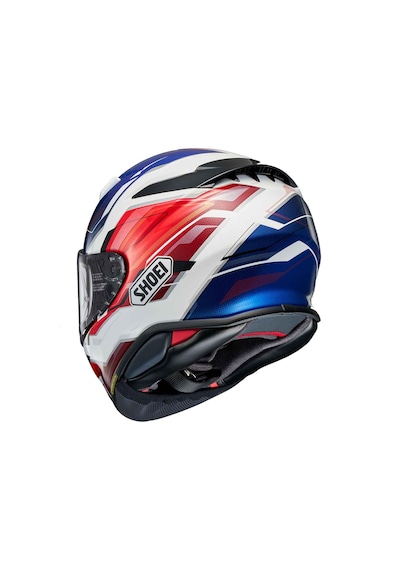 Shoei Nxr 2 Capriccio Kapalı Motosiklet Kaskı Beyaz - Kırmızı - Mavi
