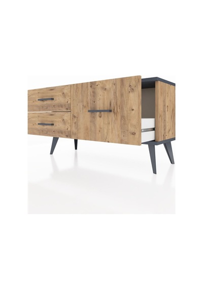 Arges Şifonyer 3 Raflı 88x30x48 Çam-antrasit/çam Antrasit/çam Arges Şifonyer 3 Raflı 88x30x48 Çam-antrasit/çam Antrasit/çam