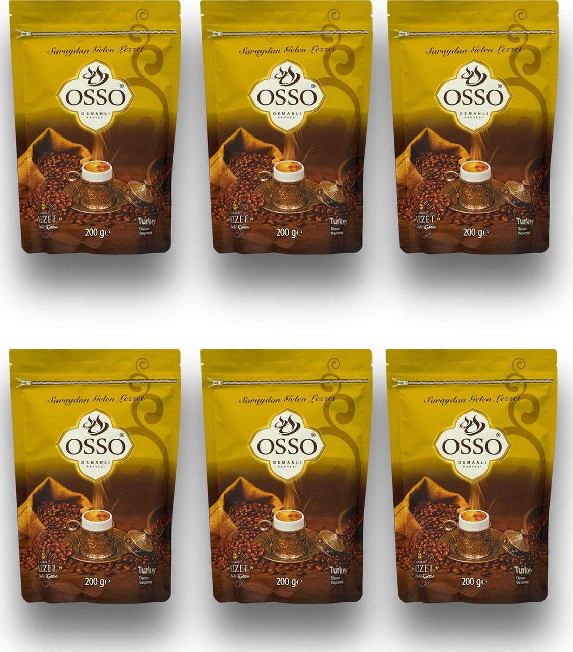 Osso 6'li Osmanlı Kahvesi 6x200 1200gr Diğer