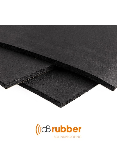 Dbrubber Teker Davlumbaz Oto Ses Yalıtımı Firex Sünger Db Rubber 12Mm 50 X40 Cm