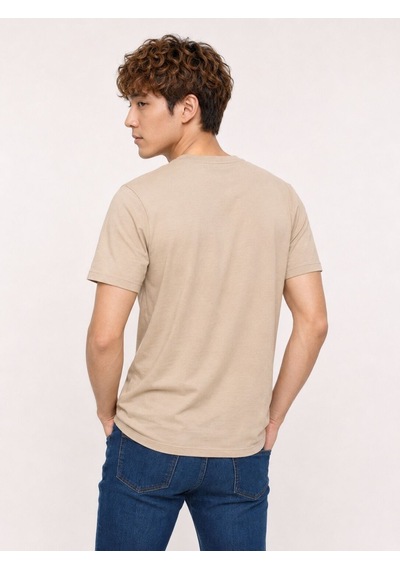 LOFT Regular Fit Erkek Tshirt K.kol Lf2042951 Q1.v1 Açık Bej