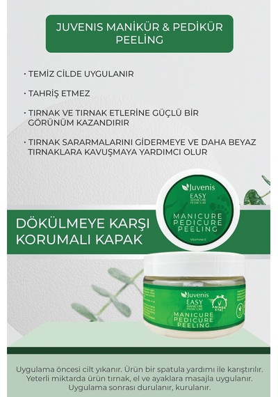 Juvenis Easy Manikür Pedikür Peelingi 250 ML