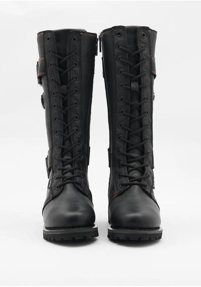 Harley Davidson Belhaven Waterproof Black Kadın Çizme Siyah