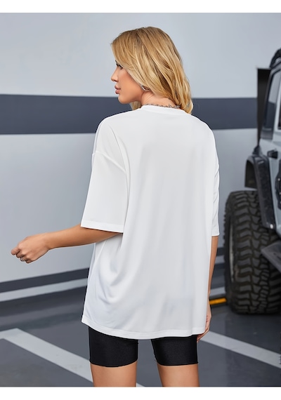 Uyguntarz Unisex True Tasarım Basklı Tshirt Beyaz