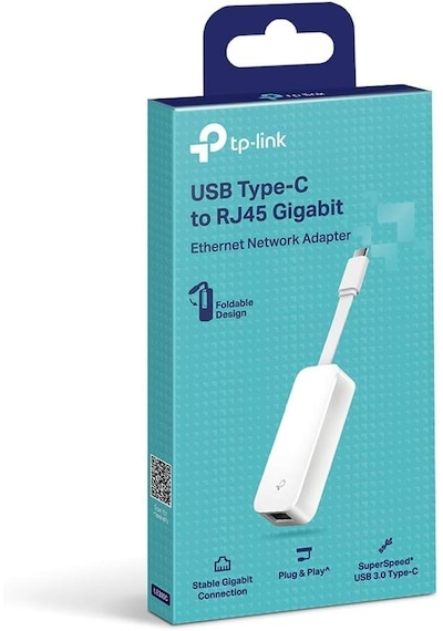 Tp-link Ue300c, Usb Type-c To Rj45 Gigabit Ethernet Network Adapt