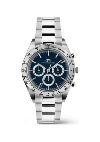 Daniel Wellington Iconic Tachymeter 3-link Arctic Silver Dw00600949 Erkek Kol Saati Gümüş