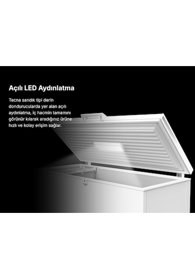 Tecna TYE 5469 Dual 469 L Sandık Tipi Yatay Derin Dondurucu