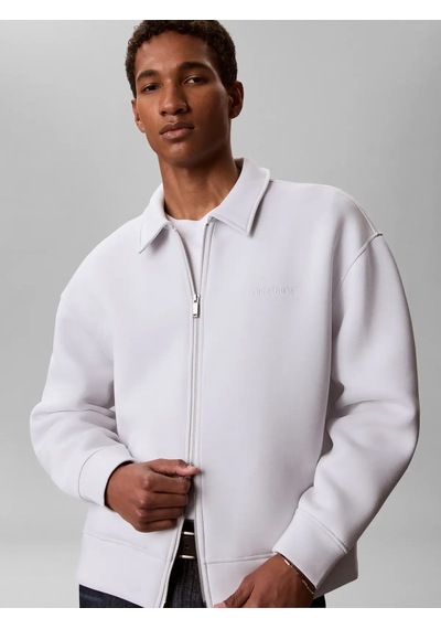 Calvin Klein Ls Coolıng Spacer Fz, Psx Beyaz Erkek Ceket