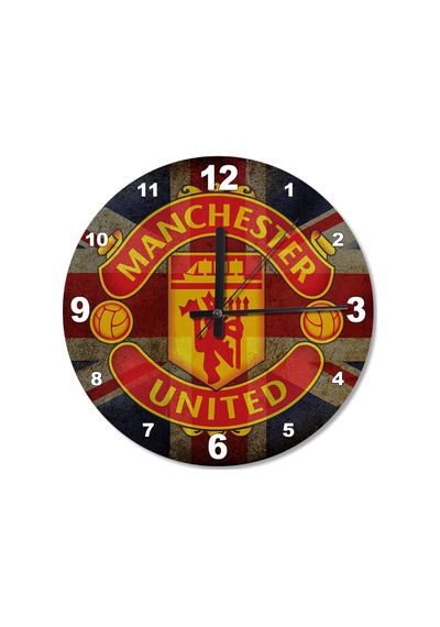 Manchester United Fc Ahşap Duvar Saati (406999660) Ahşap