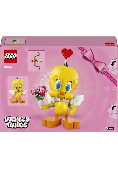 LEGO Looney Tunes Sevgili Kuş Tweety 40824 - 12 Yaş ve Üzeri için Sergileme Modeli Yapım Seti (412 Parça)