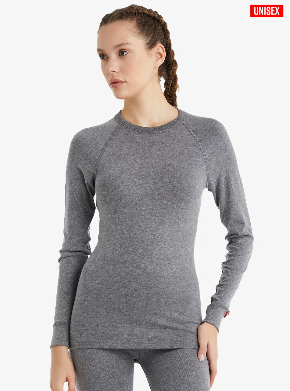 Blackspade Unisex Erkek Termal İçlik 2. Seviye 9259 - Gri Melanj