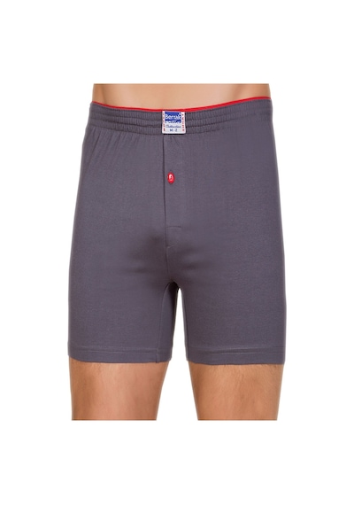 Berrak Erkek Siyah 6'Lı Paket Düğmeli Boxer Elf568Ber10996 001