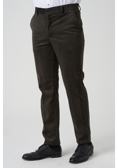 White Stone Amora P1031 Slim Fit Pamuklu Kadife Pantolon A.haki A.haki Haki
