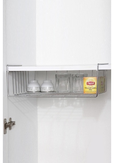 Dolap Içi Çelik Sepet Raf Kanguru Metal 35 X 26 Metalik Tr Diğer
