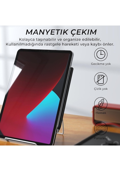 Bix Sp02w Universal Android Ve Apple Uyumlu iPad  Tablet Dokunmatik Bluetooth Stylus Yazı Ve Çizim Kalemi Siyah