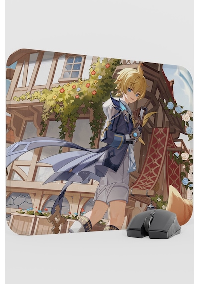Mika Genshin Impact Anime Oyuncu V1 - 48x40 Xl Gaming Mouse Pad Fare Altlığı
