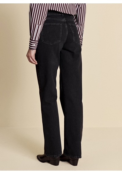 Brooks Brothers Siyah Kadın Denim Pantolon Bbfw26fdp004