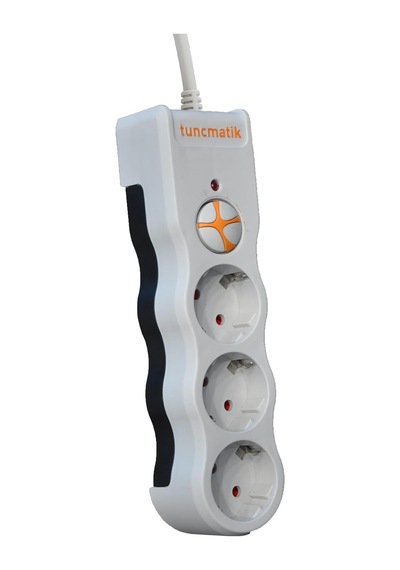 Tsk19009 Powersurge 3-surge Protectıon Plug-1050 Joule-wıth Cable Beyaz