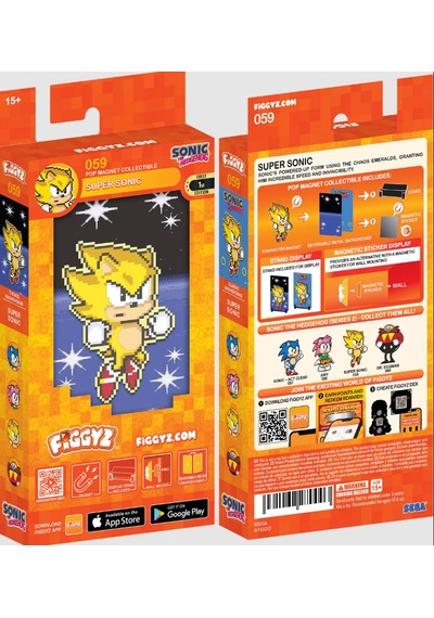 Figgyz Super Sonic 59 - Sonic The Hedgehog Classic
